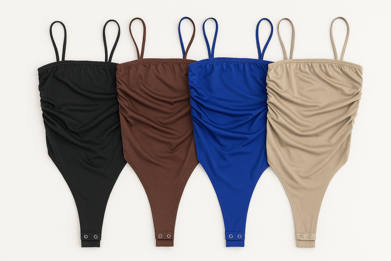Art. 878-MF Body strapless microfibra frunce lateral - Imagen 4