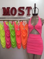 Art. 714-MF-F Vestido hebilla aro microfibra - Imagen 2