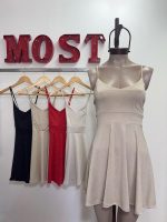 Art. 865-CB-MF1 Vestido microfibra glitter campana pinzas - Imagen 3