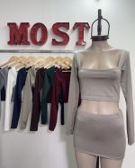 Art. 1516-MF Remera microfibra escote cuadrado m. larga
