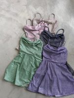 Art. 836-CB Vestido glitter campana tiras atrás - Imagen 3