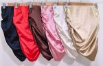 Art. 374-SAT Pollera saten frunce lateral - Imagen 3