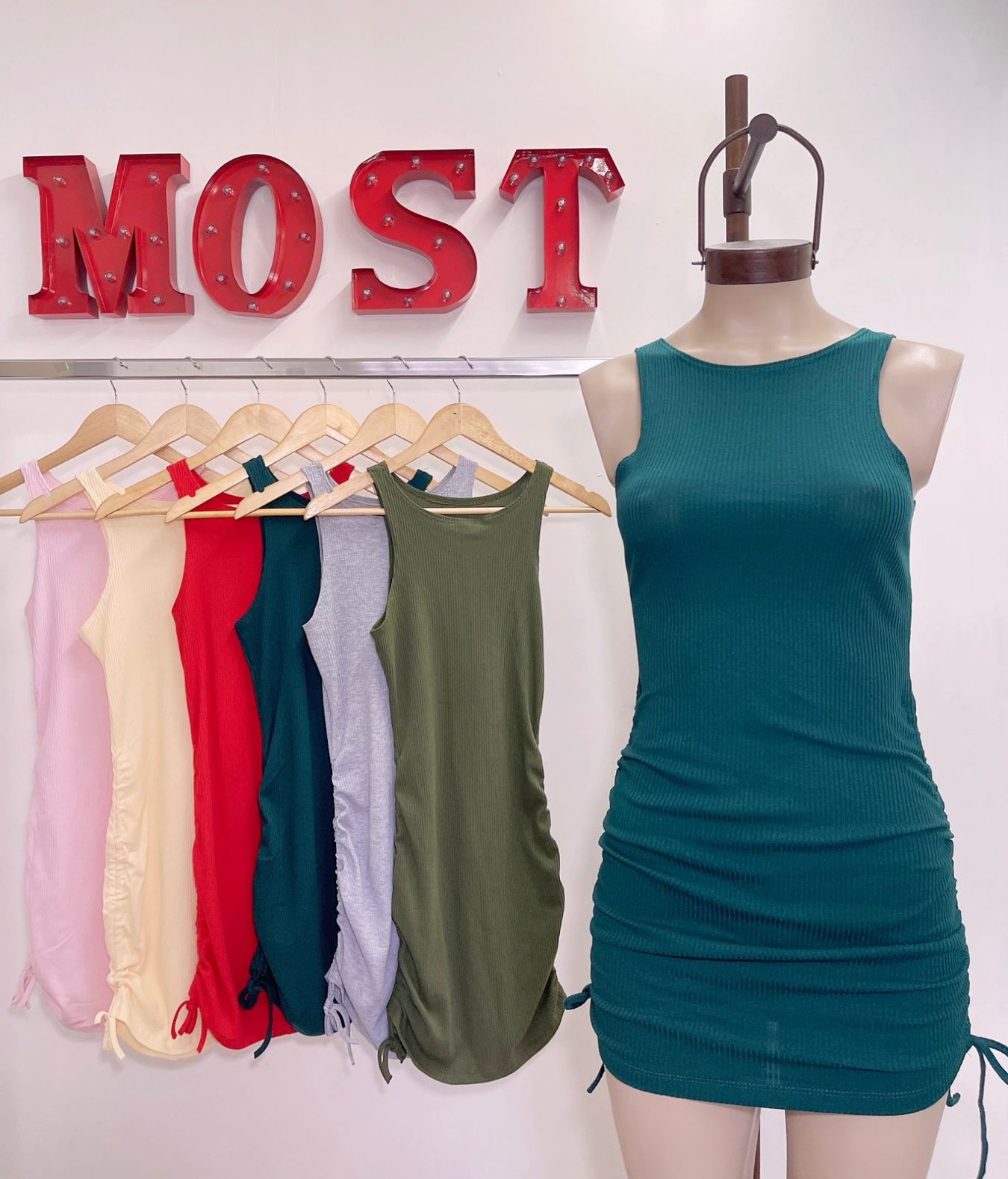 Art. 669-M Vestido morley frunce lateral - Imagen 6