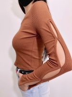 Art. 1455-M(LAR) Remera morley manga larga aberturas en mangas