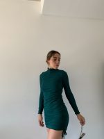 Art. 690-M(LAR) Vestido morley polera rulette frunce lateral