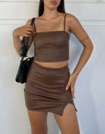Art. 1409-E Top bando engomado con tiras c/ pinza