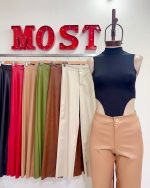 Art. 100-E Pantalon wide-leg engomado - Imagen 2
