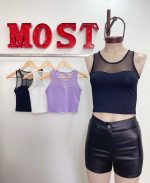 Art. 1485-TU-MF Musculosa escote corazon combi tul mf - Imagen 2