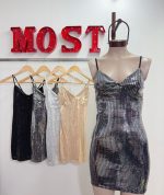 Art. 841-LE Vestido corto lentejuelas - Imagen 2