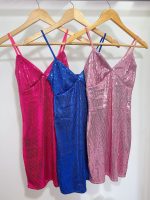 Art. 841-LE Vestido corto lentejuelas - Imagen 3