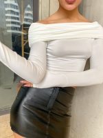 Art. 1493-MF-LAR Remera microfibra cuello bote manga larga