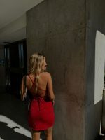 Art. 847-L Vestido corto cruzado frunce lurex glitter - Imagen 2
